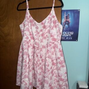 Pink Lily Blush Floral Sundress